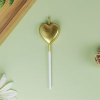 Birthday Simple Style Heart Shape Paraffin Party Candle sku image 6