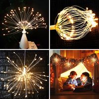 Casual Solid Color Silver String Party Lightings main image 5