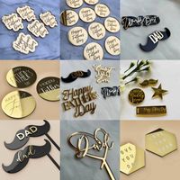 Father's Day Birthday Letter Plastic Party Decorative Props main image 1