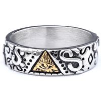 Casual Letter 304 Stainless Steel Men'S Rings main image 4