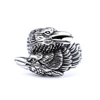 Retro Eagle 304 Stainless Steel Men'S Rings sku image 4