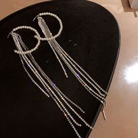Elegante Oval Forma De Corazón Rosa Aleación Embutido Perlas Artificiales Diamantes De Imitación Mujeres Aretes sku image 37
