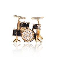 Cartoon Style Bicycle Alloy Inlay Artificial Gemstones Unisex Brooches main image 4