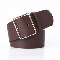 Women's Waist Wide-band Jacket Sweater Decorative Waist Seal Simple Fashion Pu Belt Wholesale Nihaojewelry sku image 7