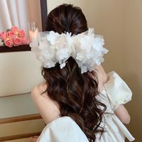 Streetwear Bow Knot Cloth Hair Clip sku image 1