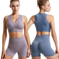 Simple Style Solid Color Nylon Backless Tracksuit Bralette main image 1