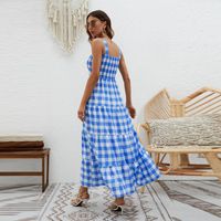 Women's Regular Dress Bohemian Collarless Printing Sleeveless Stripe Maxi Long Dress Daily main image 3