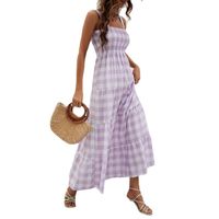 Women's Regular Dress Bohemian Collarless Printing Sleeveless Stripe Maxi Long Dress Daily main image 2