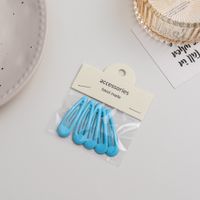 Simple Style Solid Color Metal Hollow Out Hair Clip sku image 16
