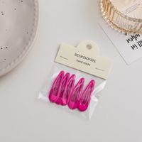 Simple Style Solid Color Metal Hollow Out Hair Clip main image 2