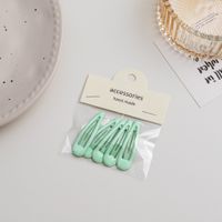 Simple Style Solid Color Metal Hollow Out Hair Clip sku image 13