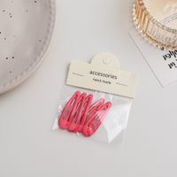 Simple Style Solid Color Metal Hollow Out Hair Clip sku image 14
