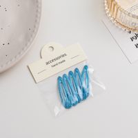 Simple Style Solid Color Metal Hollow Out Hair Clip sku image 25