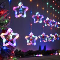 Christmas Cute Christmas Tree Snowman Plastic Party String Lights sku image 3