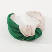 Simple Style Color Block Knot Cloth Hair Band main image 2