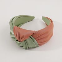 Simple Style Color Block Knot Cloth Hair Band main image 3