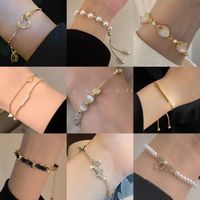 Lady Star Artificial Gemstones Alloy Opal Wholesale Bracelets main image 5