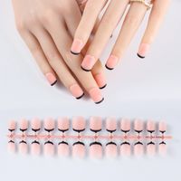 Sweet Color Block Abs Nail Patches sku image 8