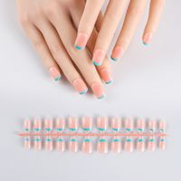 Sweet Color Block Abs Nail Patches sku image 9