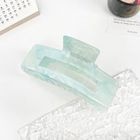 Fashion Marble Acetic Acid Sheets Hollow Out Hair Claws 1 Piece sku image 8