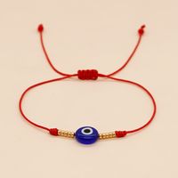 Einfacher Stil Auge Glas Perlen Flechten Frau Armbänder sku image 1