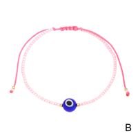Bohemian Eye Plastic Resin Glass Knitting Gold Plated Women's Twisted Cable Bracele main image 3
