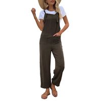 Women's Daily Vintage Style Solid Color Ankle-length Jumpsuits main image 6