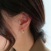 Simple Style Circle Alloy Plating Gold Plated Women's Earrings main image 3
