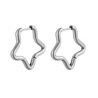 1 Piece Simple Style Geometric Stainless Steel Earrings sku image 4