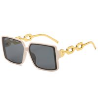 Simple Style Solid Color Ac Uv400 Square Full Frame Women's Sunglasses sku image 3