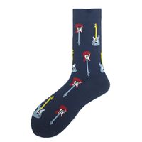 Men's Casual Animal Vegetable Notes Cotton Ankle Socks A Pair sku image 9