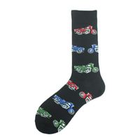 Men's Casual Animal Vegetable Notes Cotton Ankle Socks A Pair sku image 15