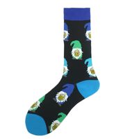 Men's Casual Animal Vegetable Notes Cotton Ankle Socks A Pair sku image 10