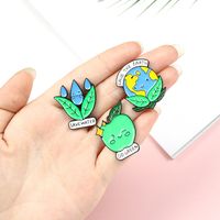 Cartoon Style Original Design Cowboy Style Earth Letter Scenery Alloy Stamping Stoving Varnish Plating Kid's Unisex Brooches main image 5