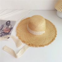 Women's Simple Style Bow Knot Flat Eaves Sun Hat sku image 3