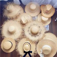 Women's Simple Style Bow Knot Flat Eaves Sun Hat main image 1