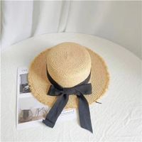 Women's Simple Style Bow Knot Flat Eaves Sun Hat sku image 9