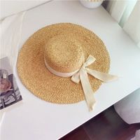 Women's Simple Style Bow Knot Flat Eaves Sun Hat sku image 6