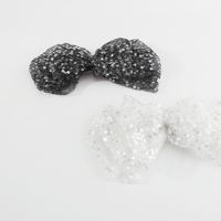 Women's Princess Cute Preppy Style Solid Color Sequin Iron Net Yarn Bowknot Hair Clip main image 4