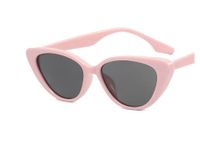 Sweet Color Block Uv400 Resin Cat Eye Full Frame Women's Sunglasses sku image 6