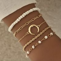 Simple Style Moon Gold Plated Alloy Wholesale Bracelets main image 1