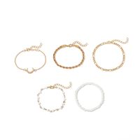 Simple Style Moon Gold Plated Alloy Wholesale Bracelets main image 3