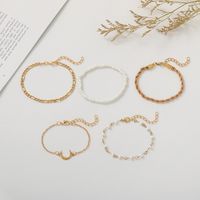 Simple Style Moon Gold Plated Alloy Wholesale Bracelets main image 5