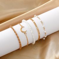Simple Style Moon Gold Plated Alloy Wholesale Bracelets main image 6