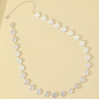Vacation Pastoral Daisy Alloy Plating Women's Necklace main image 5
