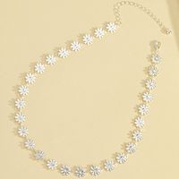 Vacation Pastoral Daisy Alloy Plating Women's Necklace main image 3