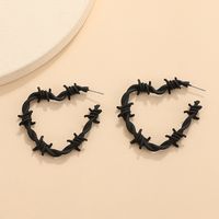 Vintage Style Solid Color Alloy Stoving Varnish Women's Earrings main image 3