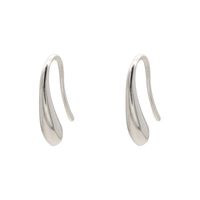 1 Pair Simple Style Solid Color Sterling Silver Patchwork Ear Studs main image 6