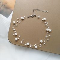 Wholesale Jewelry Simple Style Round Alloy Necklace sku image 1