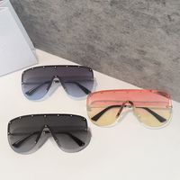 Casual Geometric Pc Square Frameless Men's Sunglasses main image 1